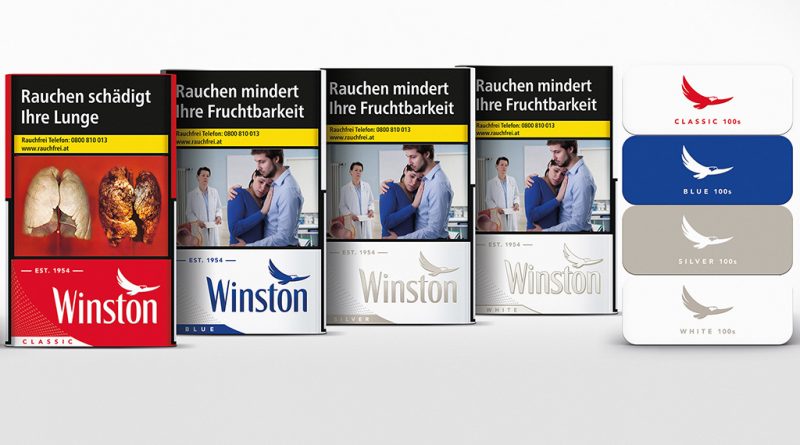 Das neue Design „Winston Eagle“ steht für Verjüngung, Minimalismus und traditionelle Qualität. Das klare und einfache Design entspricht voll und ganz dem Geist der Zeit. © Bruckner/ JTI Austria