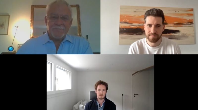 (im Uhrzeigersinn) Roger Penn, Moderator Philipp Markl und Philipp Hertz © InterSupply