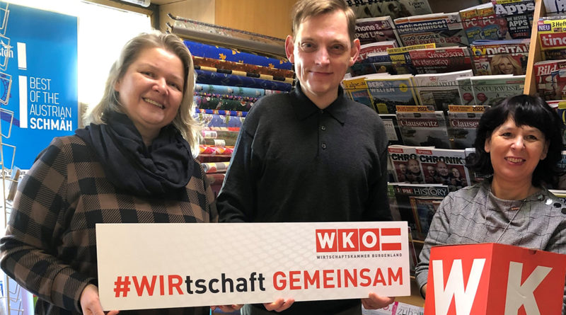 v.l.n.r.: Obfrau Angelika Bauer, Mag. Gernot Krispel, FGF Martina Rauchbauer, MSc © WKB