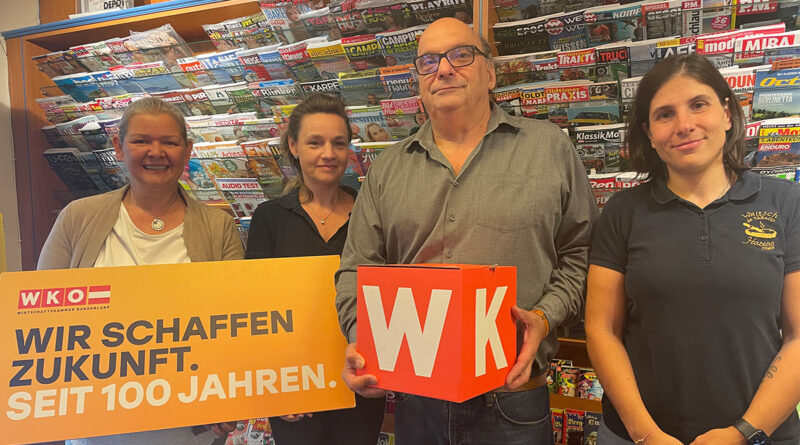 (vl) Obfrau Angelika Bauer, Dr. Axnix-Varszegi Agnes, Engelbert Wultsch, Barbara Tinhof © WKB