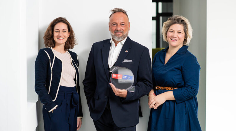 Das Corporate Affairs & Communication Team von JTI Austria, vlnr. Silvia Polan, Ralf-Wolfgang Lothert, Magdalena Weissbacher © Andi Bruckner