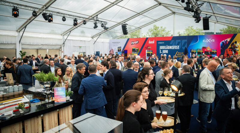 Die VIP-Party zum Jubiläum von Landewyck Deutschland war gut besucht © Landewyck