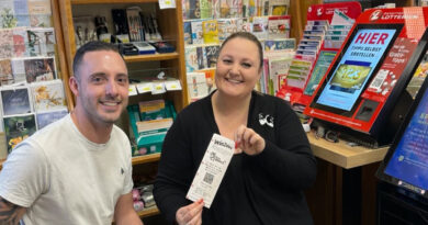 - Michael Sulzbacher und Stefanie Helmhart-Klopf aus Liezen sind von win2gether begeistert © Österreichische Lotterien