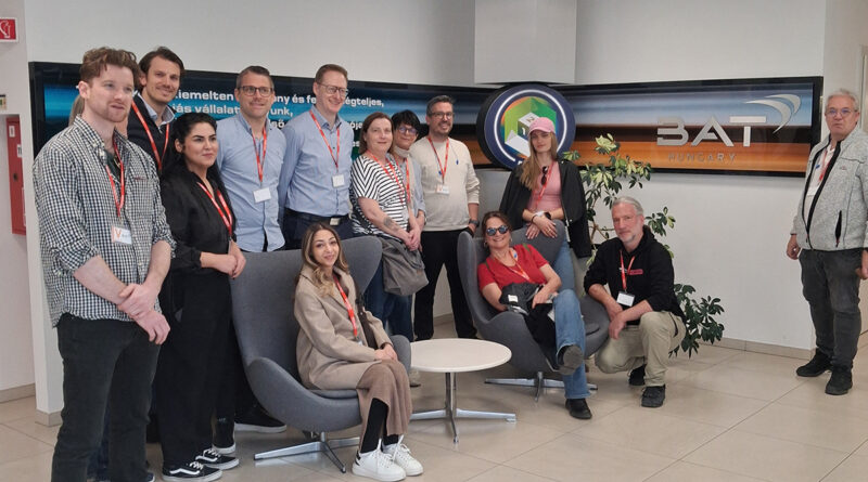 Die Gewinner des letzten BAT Awards auf Exkursion in Pécs © BAT