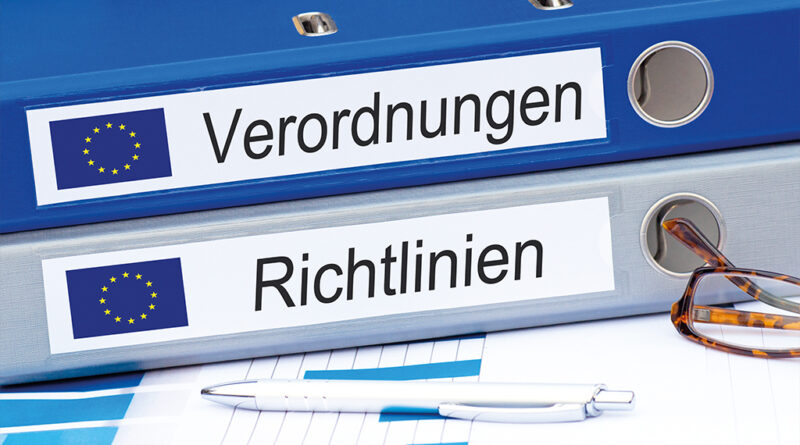 Die Richtlinien der EU haben massiven Einfluss auf die Branche, da sie deren Rahmenbedingungen definieren. © DOC RABE Media-AdobeStock
