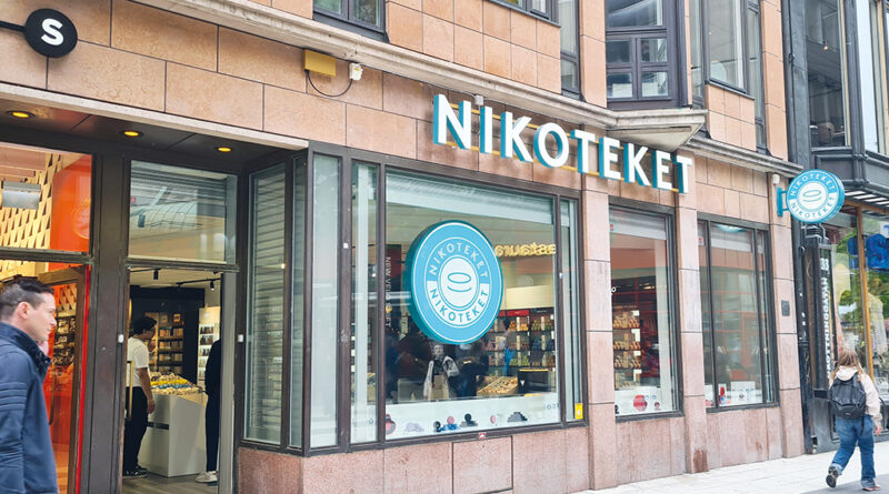 Wer in Stockholm nach modernen Nikotinprodukten aller Art sucht, wird in der beeindruckenden „Nikoteket“ fündig. © MK-Filterlos