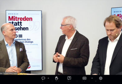 Hannes Hofer (MVG), Otmar Schwarzenbohler (Bundesgremium) und Florian Unterberger (MVG) luden die Trafikanten zur Online- Präsentation der Kampagnenergebnisse ein. © Marianne Kitzler